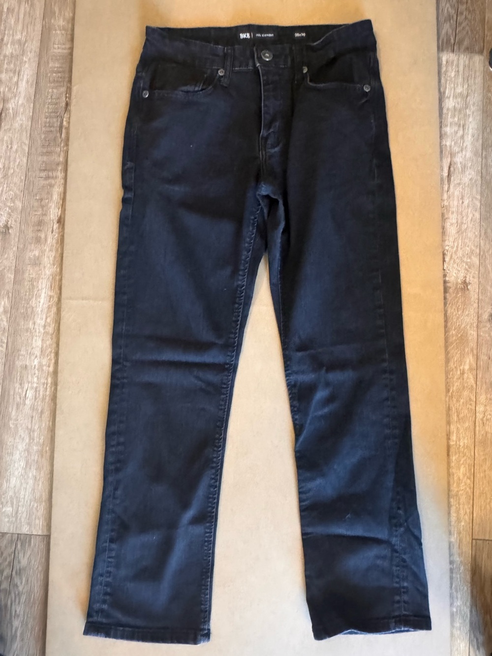BKE Jake Straight Black Denim Jeans